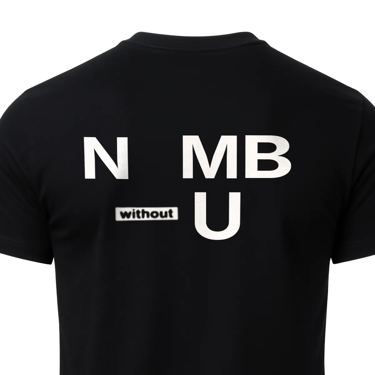 N-MB "Without U" T-Shirt (Black) view 4