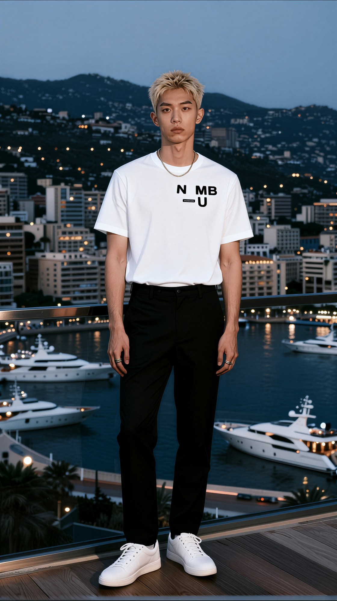 N-MB "Without U" T-Shirt (White), Lookbook